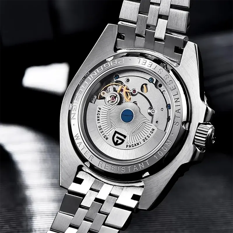 Pagani Design GMT Black-Gray Bezel Jublee Men's Watch- PD-1662